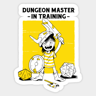 Tabletop RPG - Dungeon Master In Training Sticker